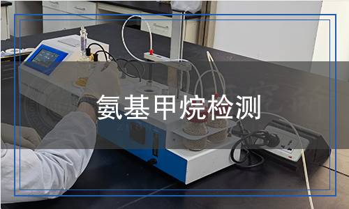 氨基甲烷檢測 氨基甲烷檢測