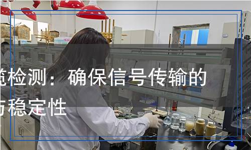 同軸電纜檢測：確保信號(hào)傳輸?shù)母哔|(zhì)量與穩(wěn)定性