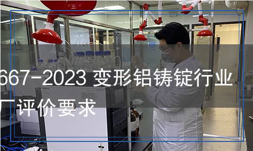 YS/T 1667-2023 變形鋁鑄錠行業(yè)綠色工廠評(píng)價(jià)要求